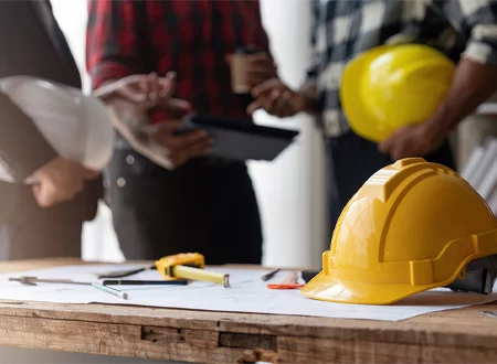 Inspectors Checking A Deck Construction - Hard Decks - Hard Decks Inspectors Checking A Deck Construction