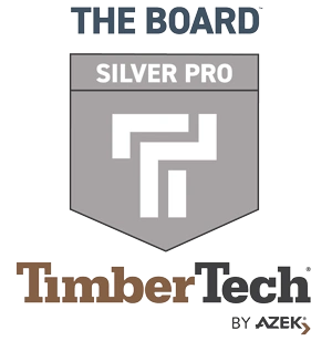 TimberTech logo – Silver Pro Contractor (The Board Program) official badge