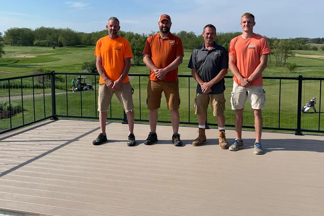 Hard Decks crew standing on deck - Hard Decks Hard Decks crew standing on deck