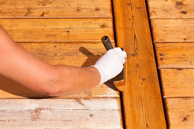 Deck Maintenance Tips For Deck Owners In Belvidere, IL 9 Deck staining as part of deck maintenance