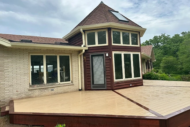The Potential Cost of a Composite Deck That'll Transform Your Backyard 1 Beautiful new composite deck