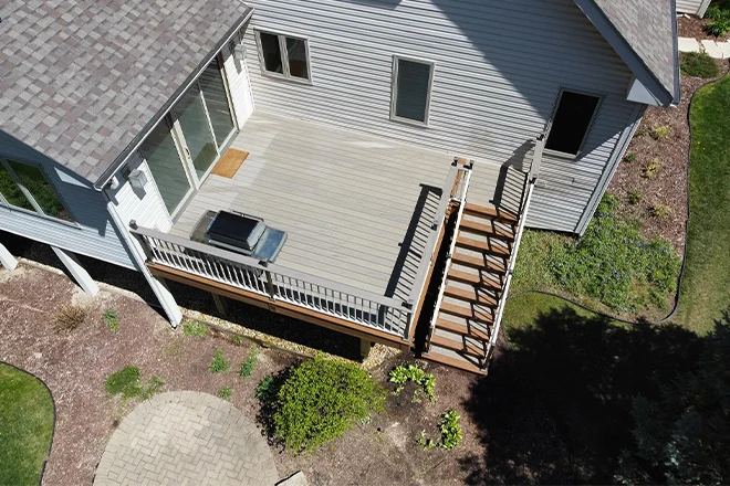 How Composite Decking Heat Resistance Will Help You Use Your Deck More 2 Gray composite decking in full sun