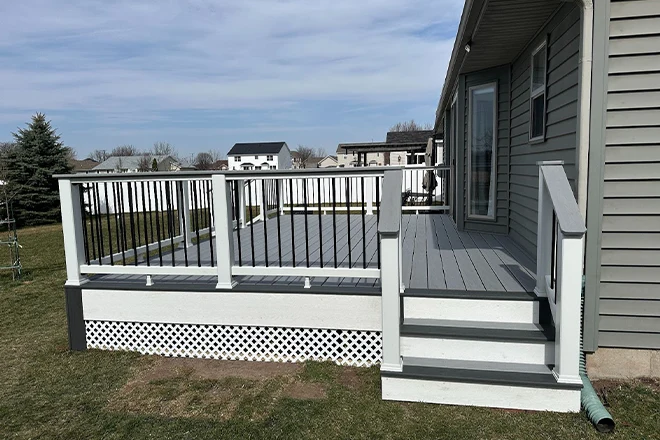 The Deutinger's New Deck In Belvidere, IL: A Project Profile 3 The Deutinger's new deck in Belvidere, IL