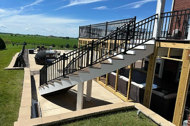 Multi-Level Deck Design Pros And Cons For Belvidere, IL Homes 1 Multi-level deck design