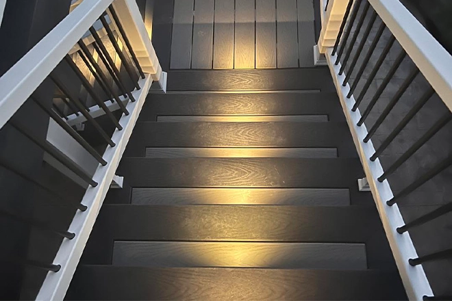 17 Deck Lighting Ideas To Brighten Your Deck In Belvidere, IL 6 Deck lighting ideas include these step lights