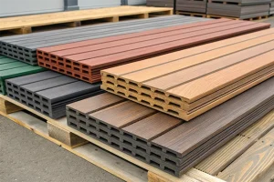 Blog 7 Stack of different composite deck colors
