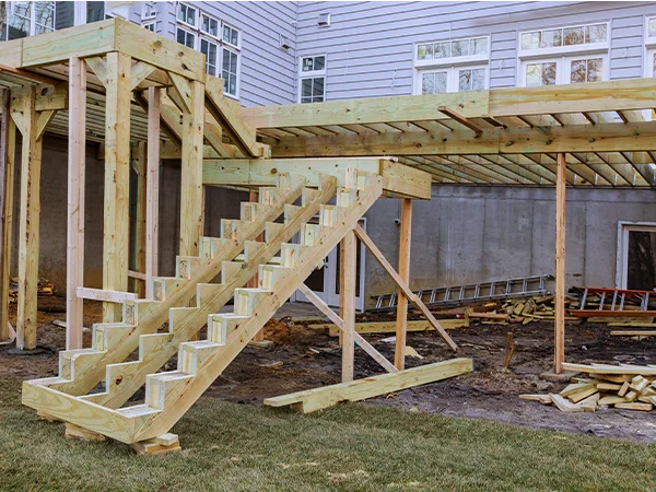 Deck Replacement Service 27 step2 deck building
